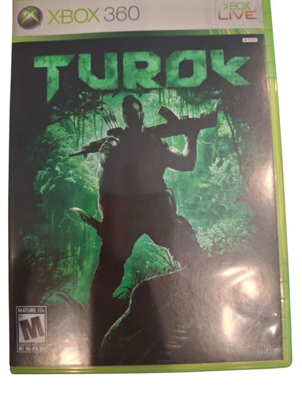 Turok Xbox 360 CIB Complete Manual 2008 Dinosaur FPS Shooter Touchstone Tested